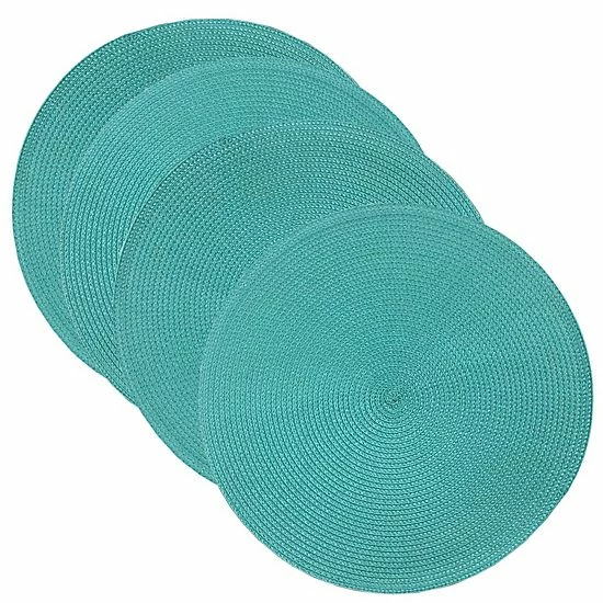Food Network™ Round Placemat 4-pk. Coral 7 Food Network™ Round Placemat 4-pk. Coral - Image 5