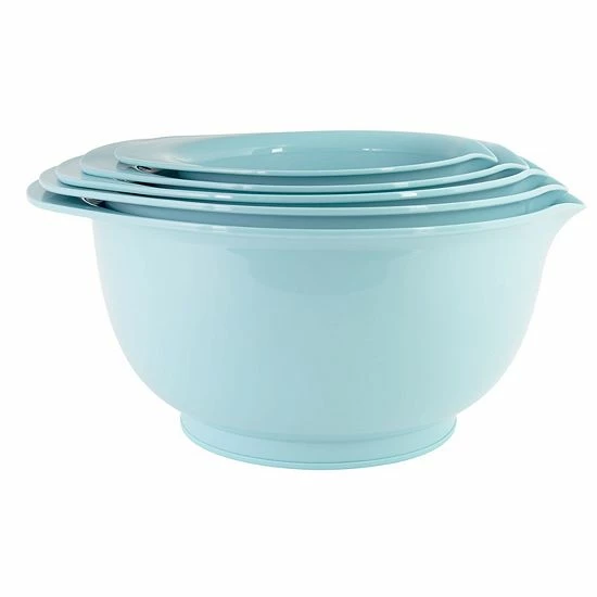 Food Network™ 5-pc. Aqua Mixing Bowl Set 5 Food Network™ 5-pc. Aqua Mixing Bowl Set - Image 3