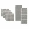 Food Network® Windowpane Grid Dishcloth & Kitchen Towel 6-pk. Gray -Food Network Shop unnamed file 1074