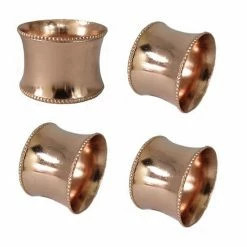 Food Network™ 4-pc. Metal Napkin Ring Set Rose Gold -Food Network Shop unnamed file 1080
