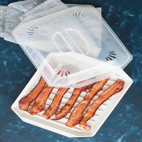 Food Network™ Microwave Bacon Tray With Lid 4 Food Network™ Microwave Bacon Tray With Lid - Image 2