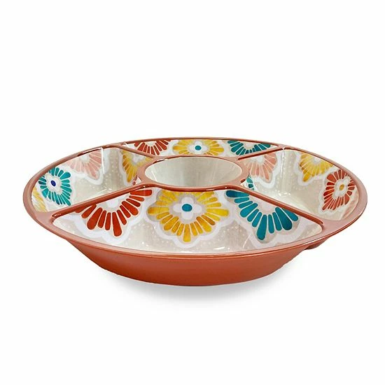 Food Network™ Casa Sol Chip & Dip Server 3 Food Network™ Casa Sol Chip & Dip Server