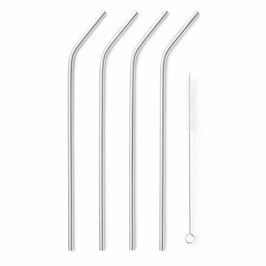 Food Network™ 5-pc. Stainless Steel Reusable Straw & Cleaning Brush Set 3 Food Network™ 5-pc. Stainless Steel Reusable Straw & Cleaning Brush Set