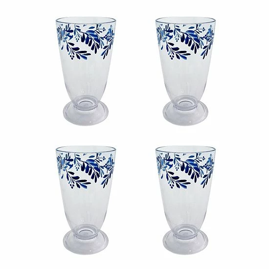 Food Network™ 4-pc. Mediterranean Acrylic Highball Glass Set 3 Food Network™ 4-pc. Mediterranean Acrylic Highball Glass Set