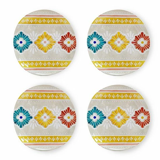 Food Network™ 4-pc. Casa Sol Melamine Salad Plate Set 3 Food Network™ 4-pc. Casa Sol Melamine Salad Plate Set