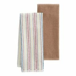 Food Network™ Awning Stripe Kitchen Towel 2-pk. Brown -Food Network Shop unnamed file 228