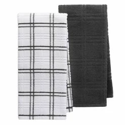 Food Network™ Plaid Kitchen Towel 2-pack Rio Red