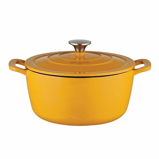 Food Network™ 5-qt. Enameled Cast-Iron Dutch Oven Gray Ombre 10 Food Network™ 5-qt. Enameled Cast-Iron Dutch Oven Gray Ombre - Image 8