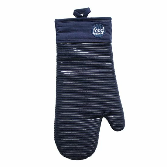 Food Network™ Stripe Silicone Oven Mitt Black 7 Food Network™ Stripe Silicone Oven Mitt Black - Image 5