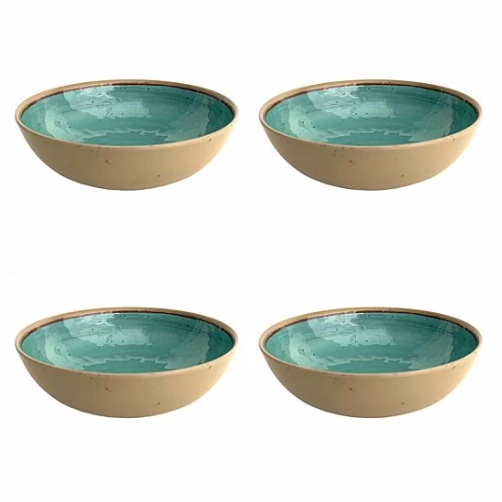 Food Network™ 4-pc. Melamine Cereal Bowl Set Blue 5 Food Network™ 4-pc. Melamine Cereal Bowl Set Blue - Image 3