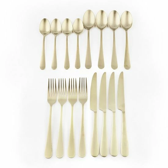 Food Network™ Classic Champagne 16-pc. Flatware Set 4 Food Network™ Classic Champagne 16-pc. Flatware Set - Image 2