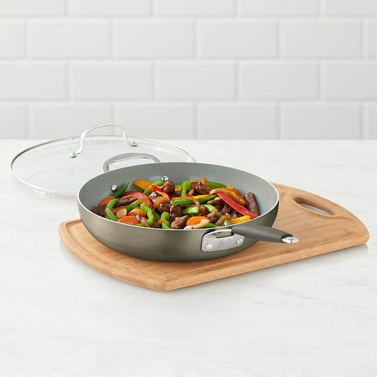 Food Network™ 12-in. Saute Pan With Lid Graphite 4 Food Network™ 12-in. Saute Pan With Lid Graphite - Image 2