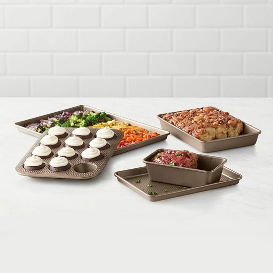 Food Network™ 5-pc. Textured Performance Series Nonstick Bakeware Set 4 Food Network™ 5-pc. Textured Performance Series Nonstick Bakeware Set - Image 2